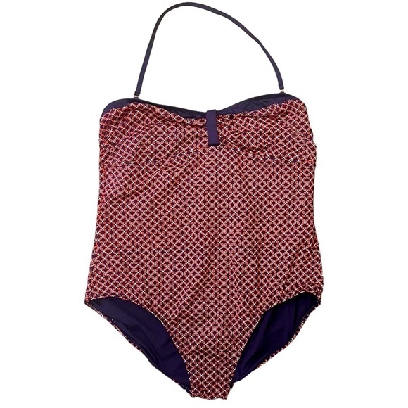 Tommy Hilfiger One-Piece Bandeau Swimsuit - Picture 1 of 11
